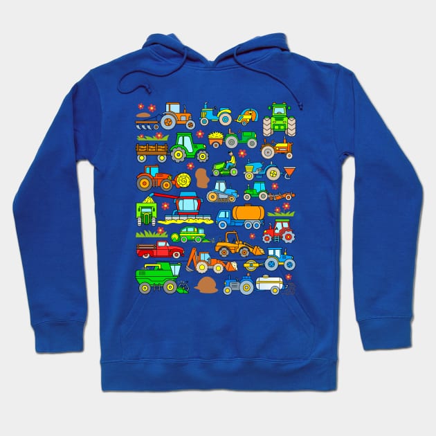 Tractor Design Hoodie by samshirts